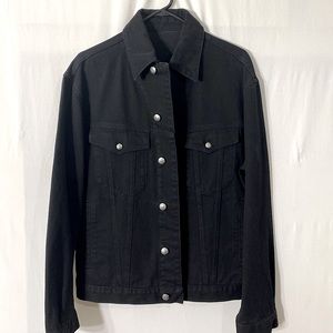 Versace Classic V2 Men’s Large Vintage Black Denim Jacket from 🇮🇹